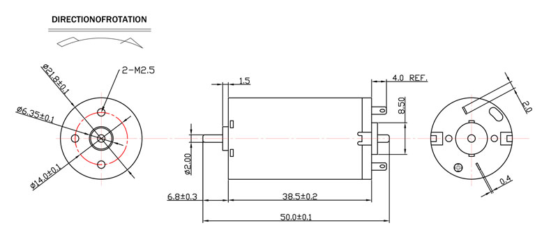 2238電動(dòng)窗簾電機(jī)齒輪圖